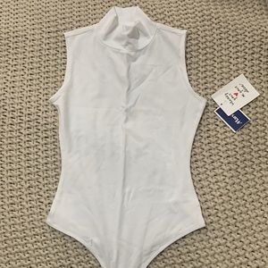 Size small - white body suit . NWT